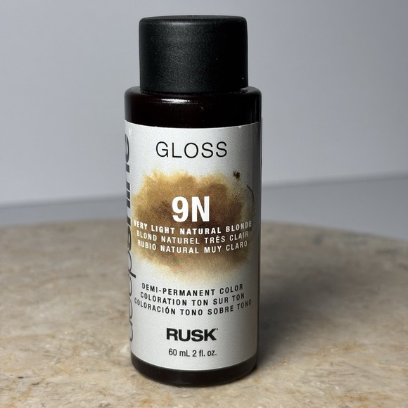 Rusk Deep Shine 9N Very Light Natural Blonde Demi-Permanent Color 2 fl oz NEW! - Picture 1 of 3